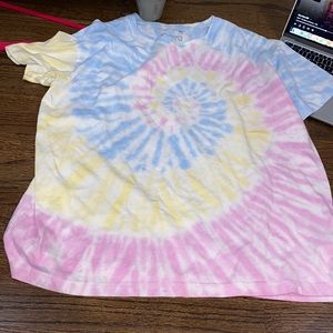tie dye oversized t shirt